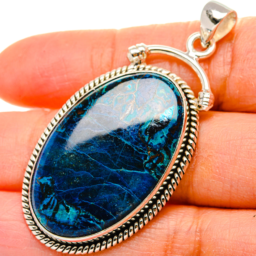 Shattuckite Pendant 2"  (925 Sterling Silver) PD37246
