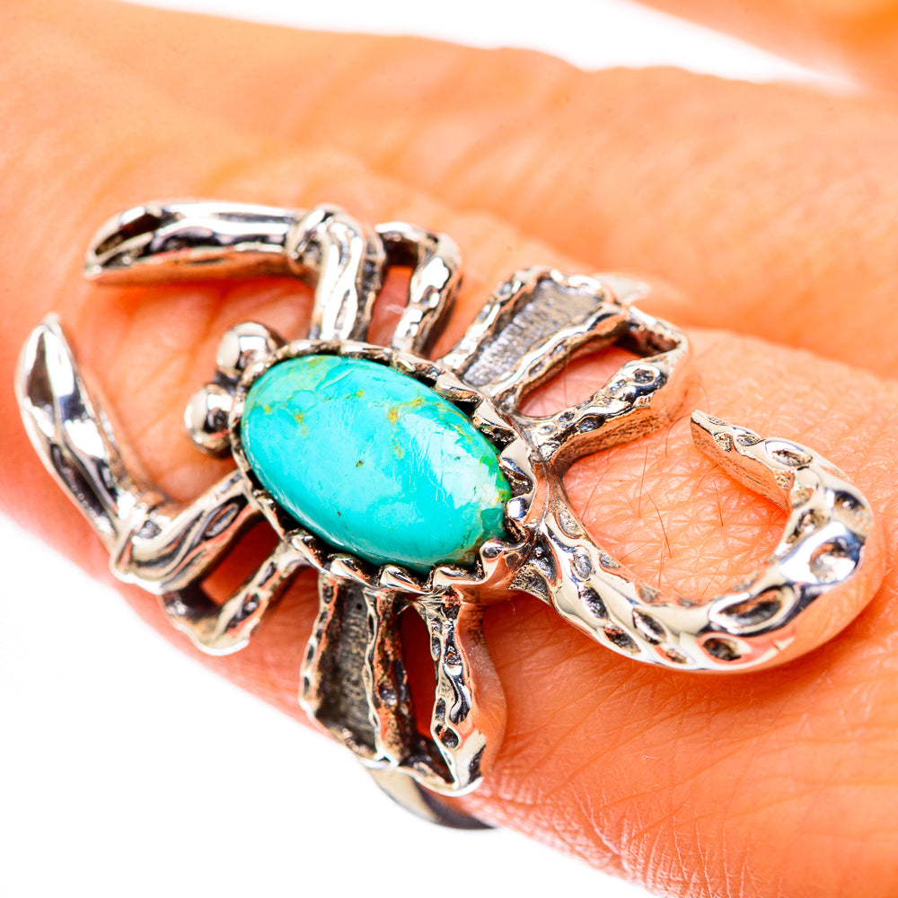 Chrysocolla Ring Size 8.5 (925 Sterling Silver) RING135844
