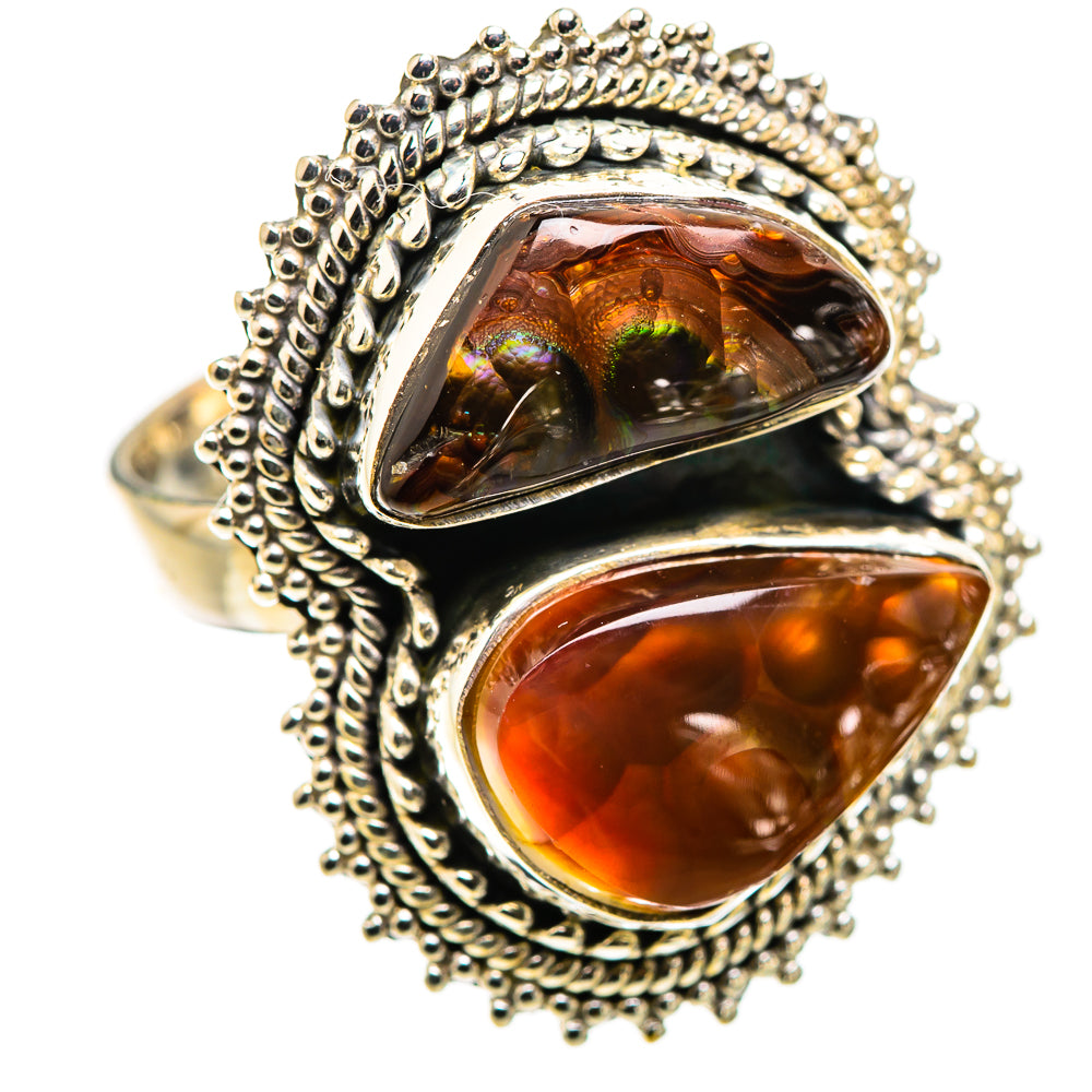 Mexican Fire Agate Ring Size 8 (925 Sterling Silver) RING135632