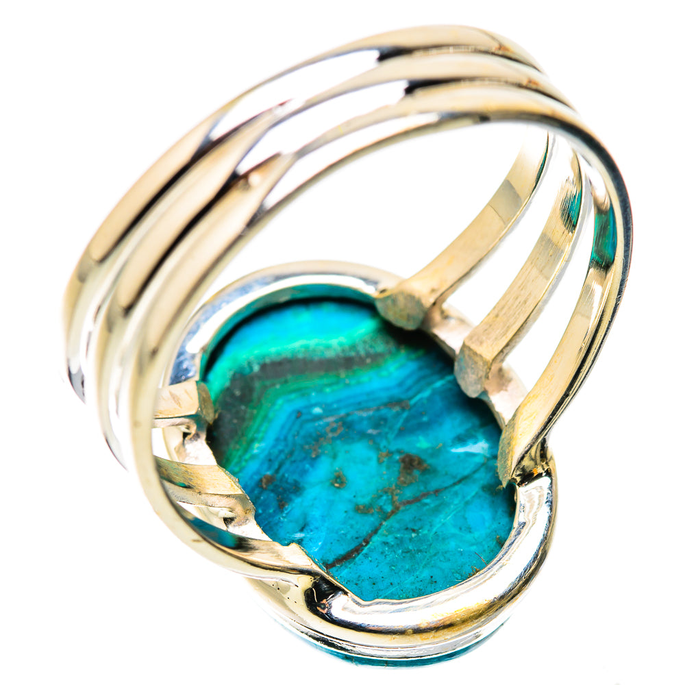 Malachite In Chrysocolla Ring Size 13 (925 Sterling Silver) RING134806
