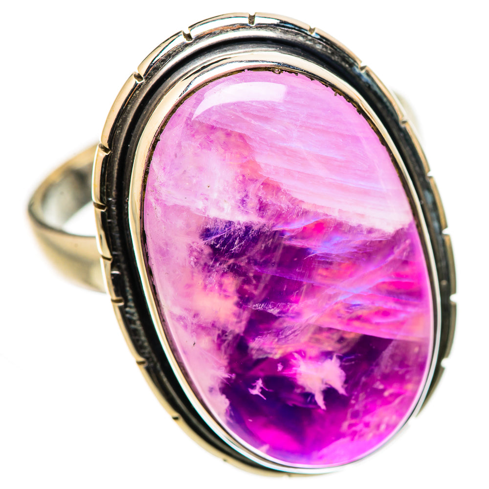 Pink Moonstone Ring Size 9.5 (925 Sterling Silver) RING134791