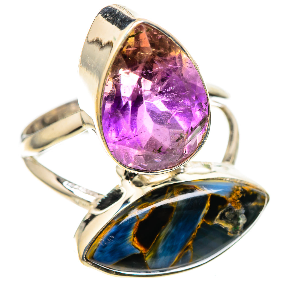 Large Pietersite, Ametrine 925 Sterling Silver Ring Size 9.75 (925 Sterling Silver) RING137786