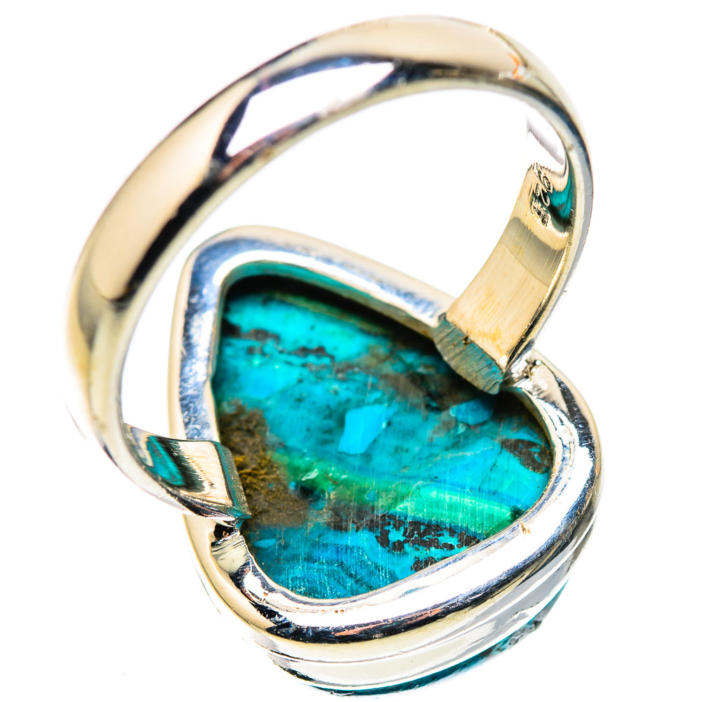 Chrysocolla Ring Size 8 (925 Sterling Silver) RING136010