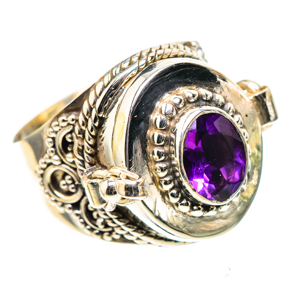 Poison Faceted Amethyst 925 Sterling Silver Ring Size 6.75 (925 Sterling Silver) RING137390