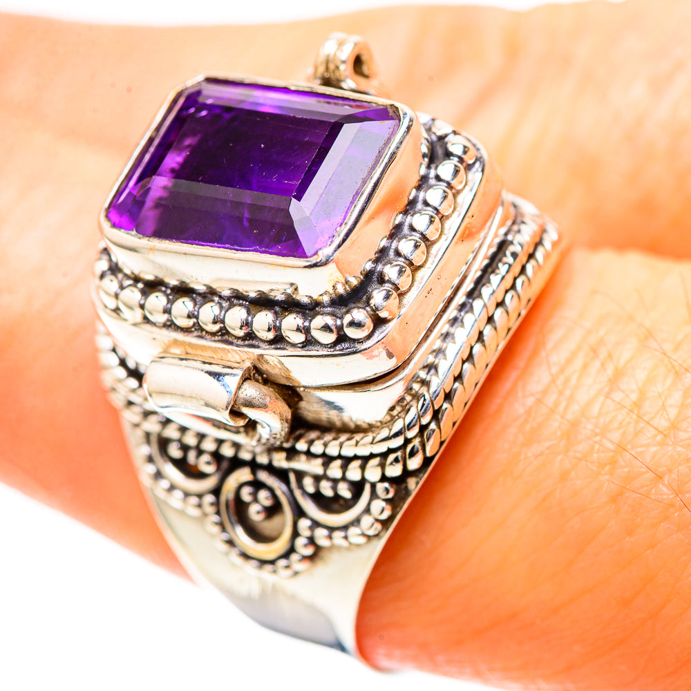 Poison Faceted Amethyst 925 Sterling Silver Ring Size 8.75 (925 Sterling Silver) RING137320