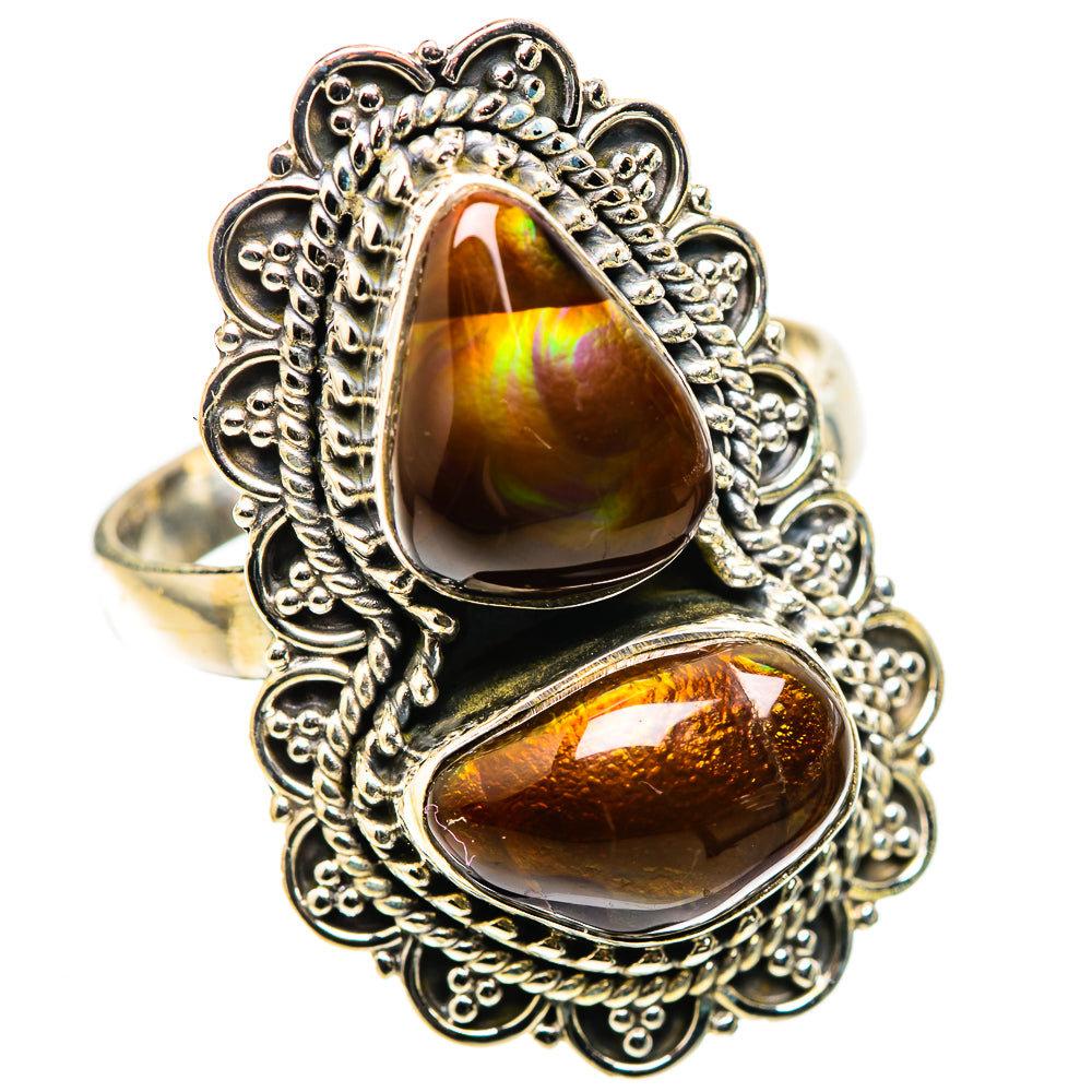 Large Mexican Fire Agate Ring Size 10.5 (925 Sterling Silver) RING136091