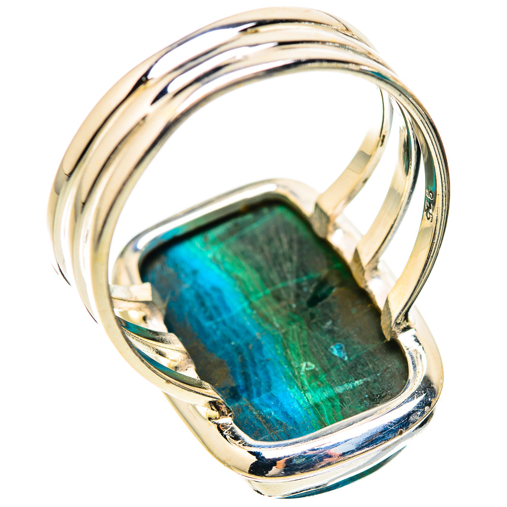 Large Malachite In Chrysocolla 925 Sterling Silver Ring Size 12 Ana Co R135371