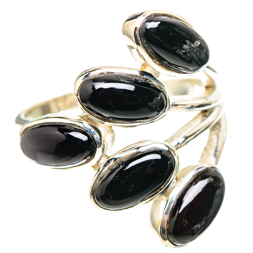 Black Onyx Ring Size 7.5 (925 Sterling Silver) RING136815