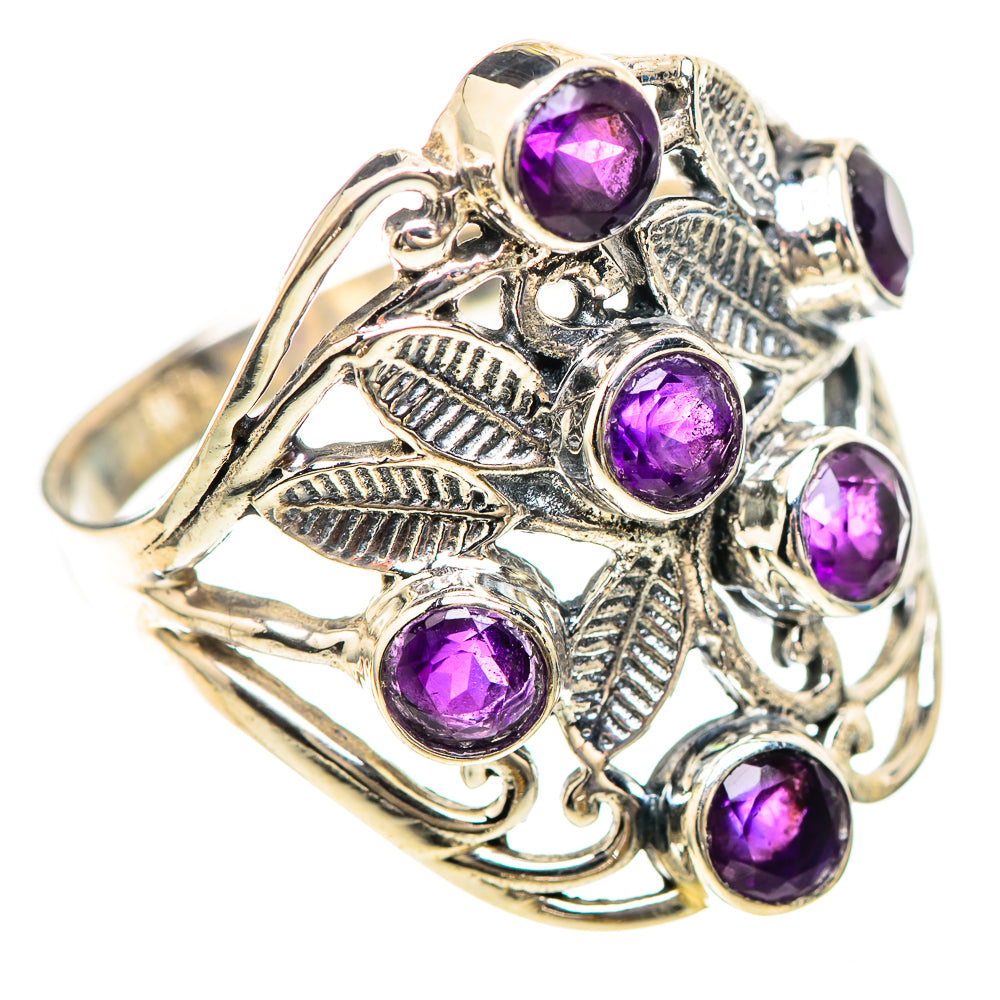 Faceted Amethyst Ring Size 9.75 (925 Sterling Silver) RING136424