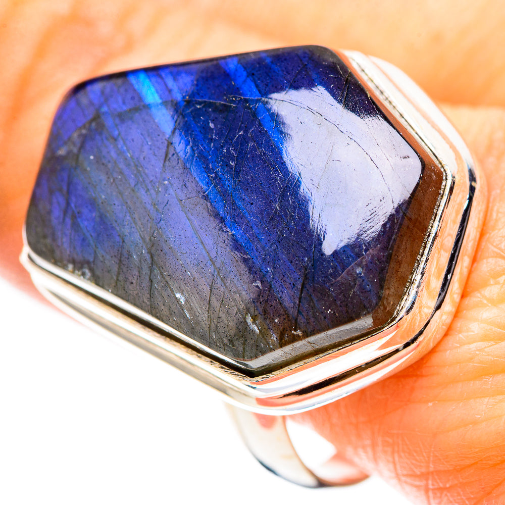 Large Labradorite 925 Sterling Silver Ring Size 11 (925 Sterling Silver) RING137565