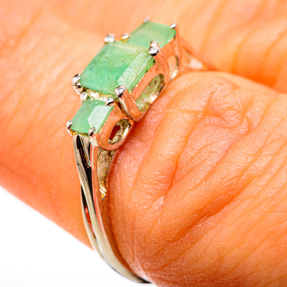 Emerald Ring Size 6.5 (925 Sterling Silver) RING134624