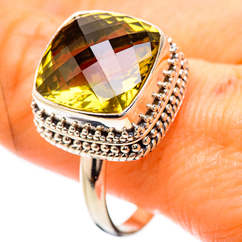 Faceted Citrine Ring Size 12 (925 Sterling Silver) RING135234