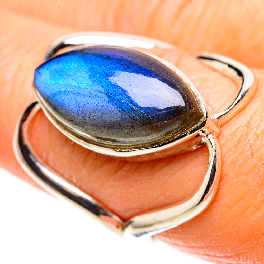 Labradorite 925 Sterling Silver Ring Size 7.25 (925 Sterling Silver) RING137695