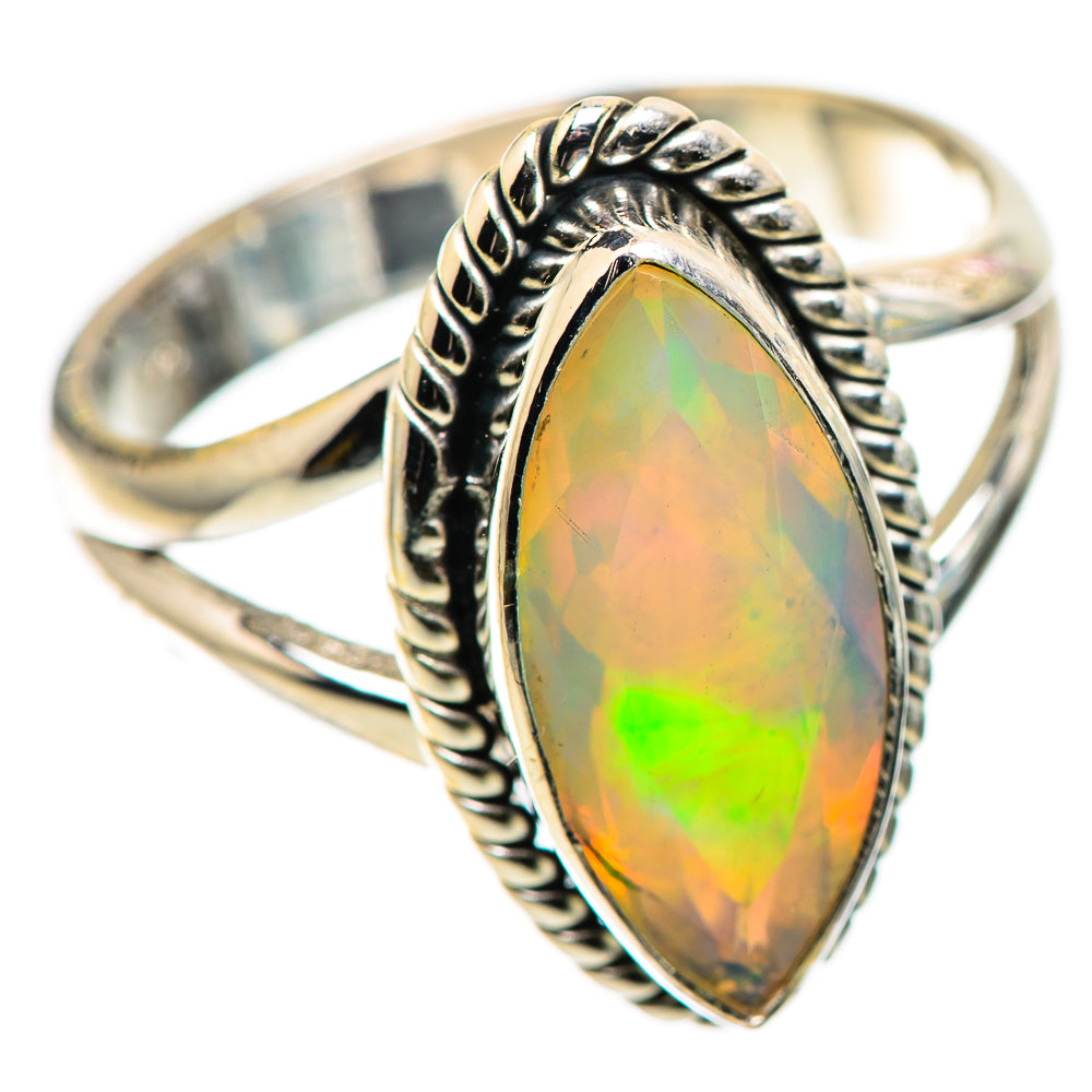 Ethiopian Opal Ring Size 6.5 (925 Sterling Silver) RING136007