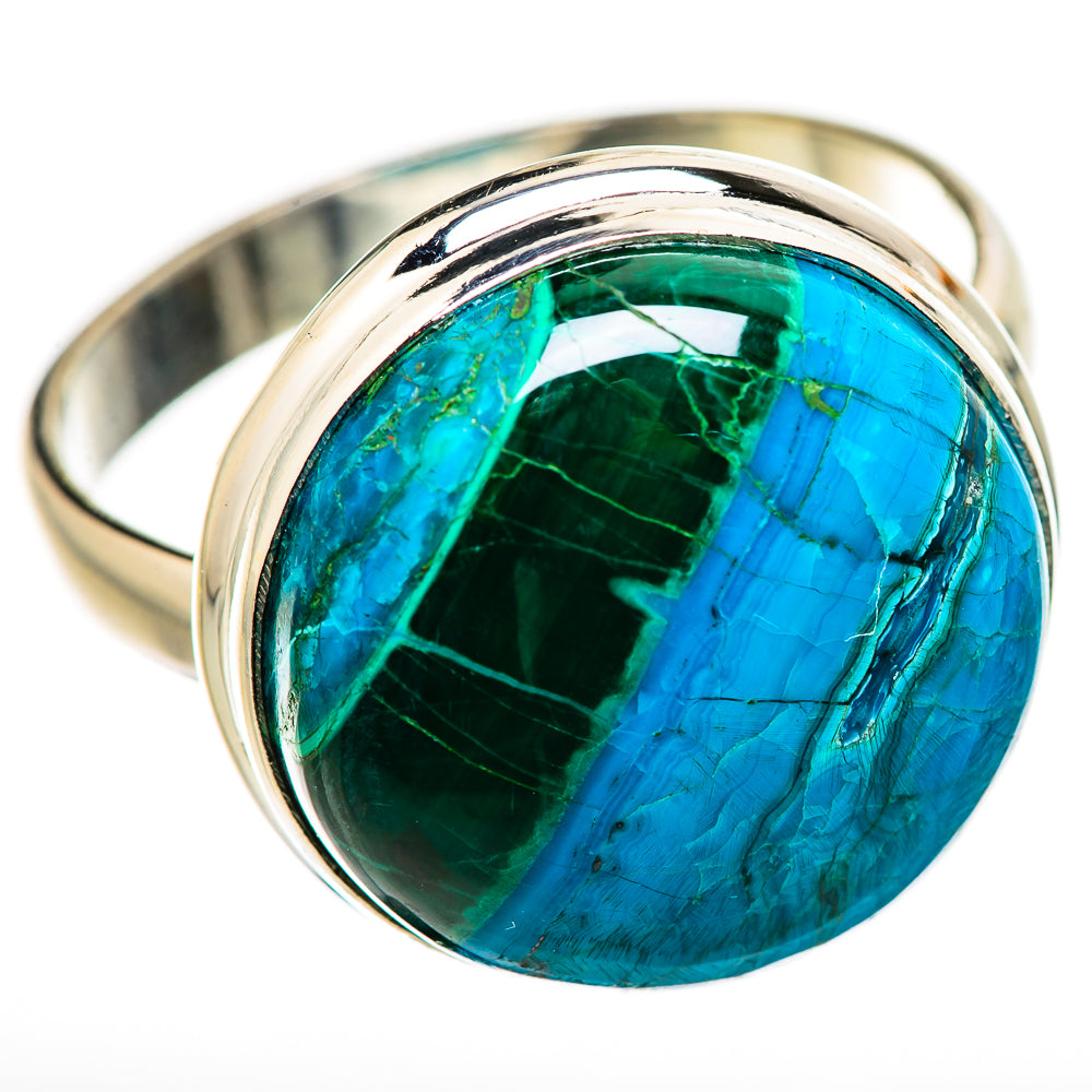 Malachite In Chrysocolla Ring Size 11.5 (925 Sterling Silver) RING134780