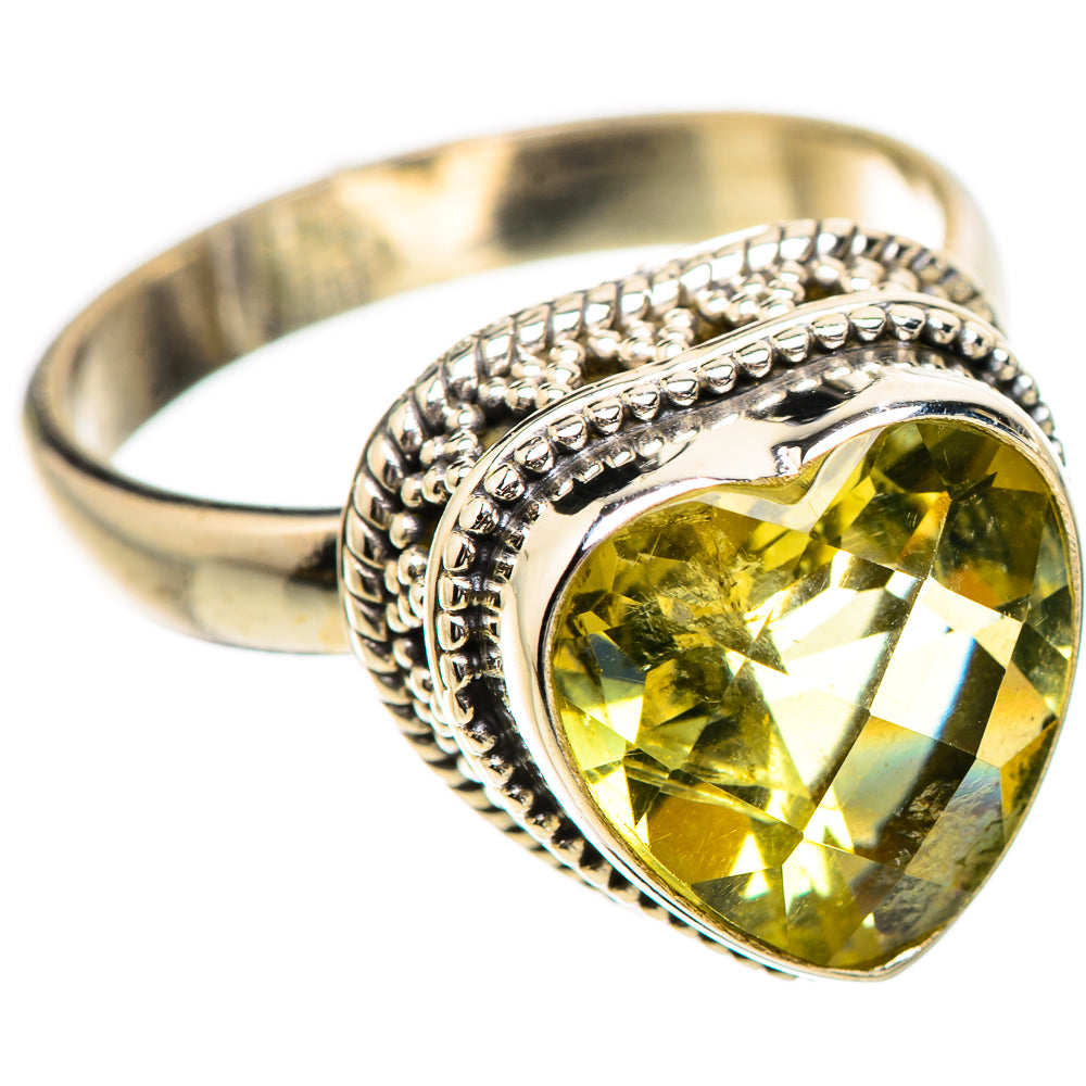Faceted Citrine Ring Size 9 (925 Sterling Silver) RING135233