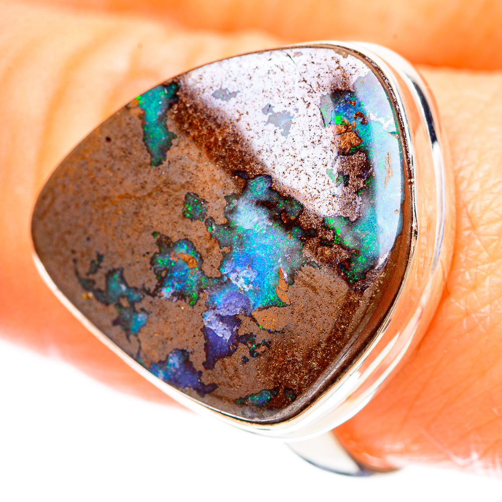 Australian Boulder Opal Ring Size 9.5 (925 Sterling Silver) RING137110