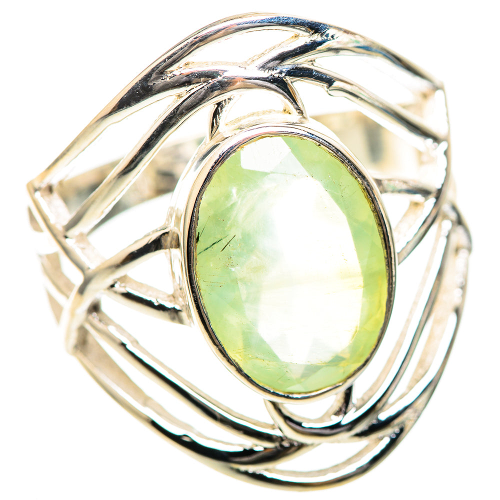 Prehnite 925 Sterling Silver Ring Size 9.5 Ana Co R136331