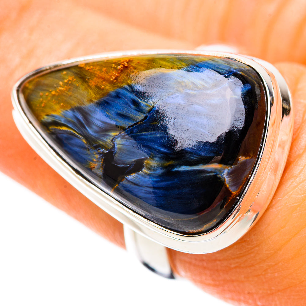 Anasilvercos Pietersite Ring Size 6.5 (925 Sterling Silver)