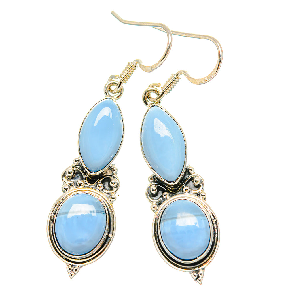 Owyhee Opal Earrings 2" (925 Sterling Silver) EARR431499