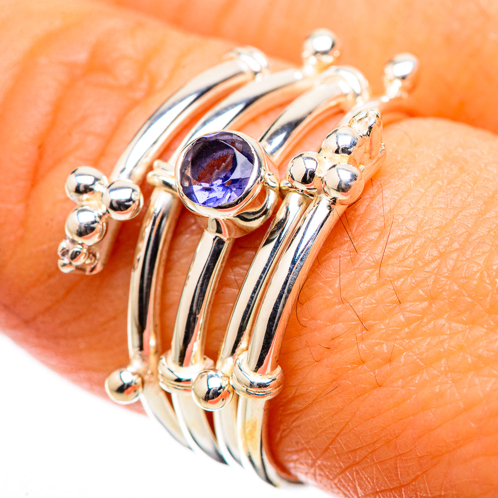 Faceted Tanzanite Ring Size 7.75 (925 Sterling Silver) RING135463