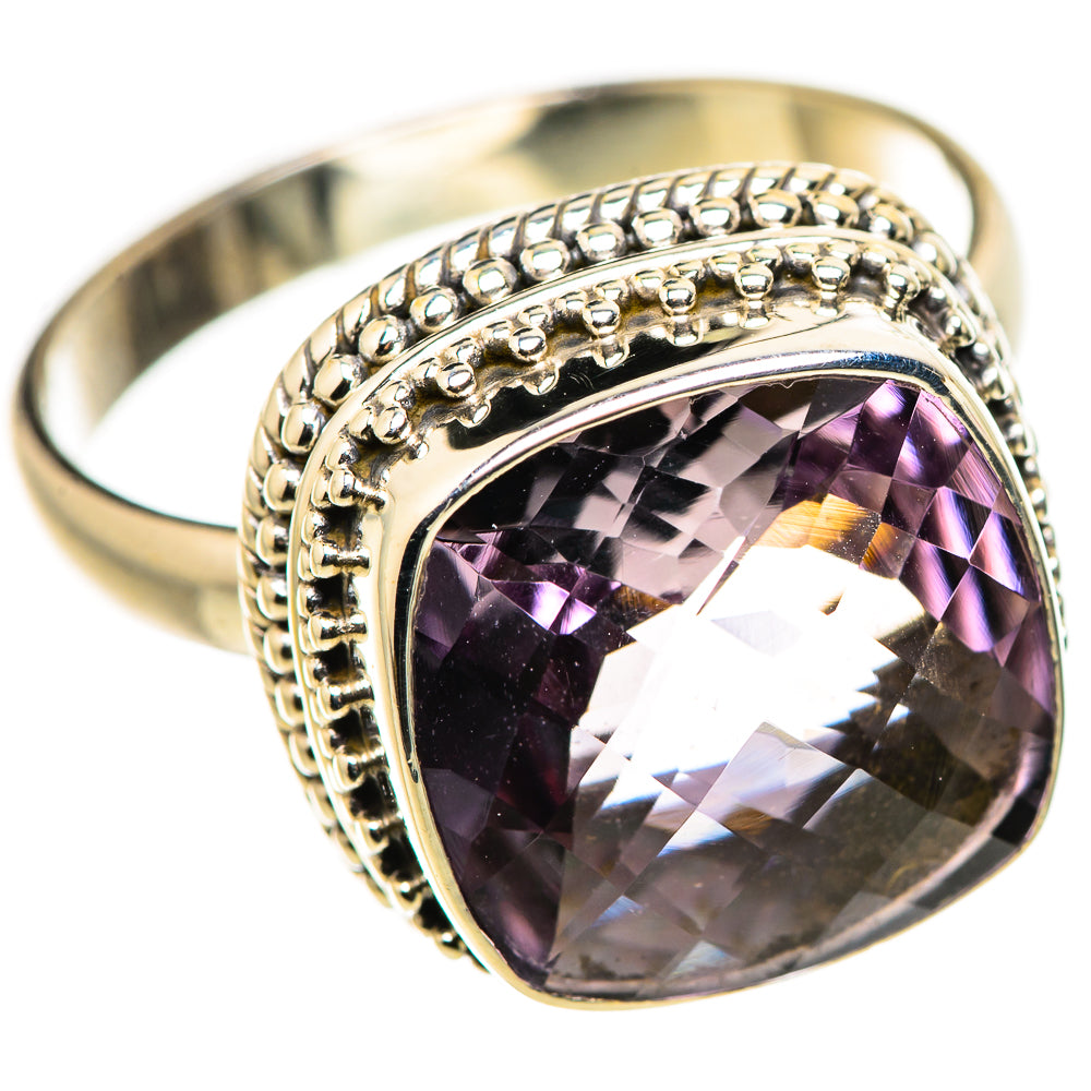 Faceted Amethyst Ring Size 11 (925 Sterling Silver) RING134773