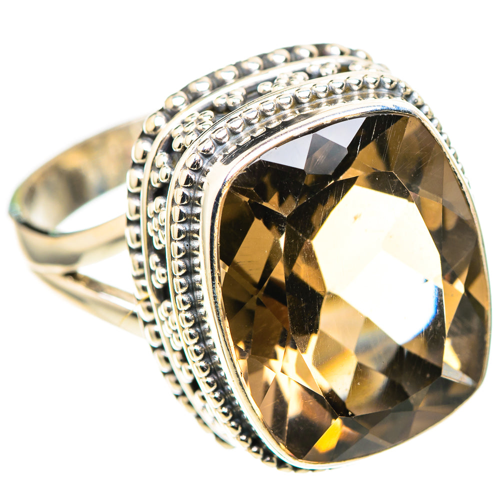 Smoky Quartz Ring Size 8.25 (925 Sterling Silver) RING136806