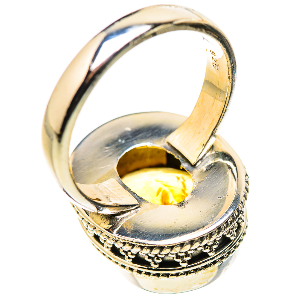 Faceted Citrine Ring Size 7.25 (925 Sterling Silver) RING134603