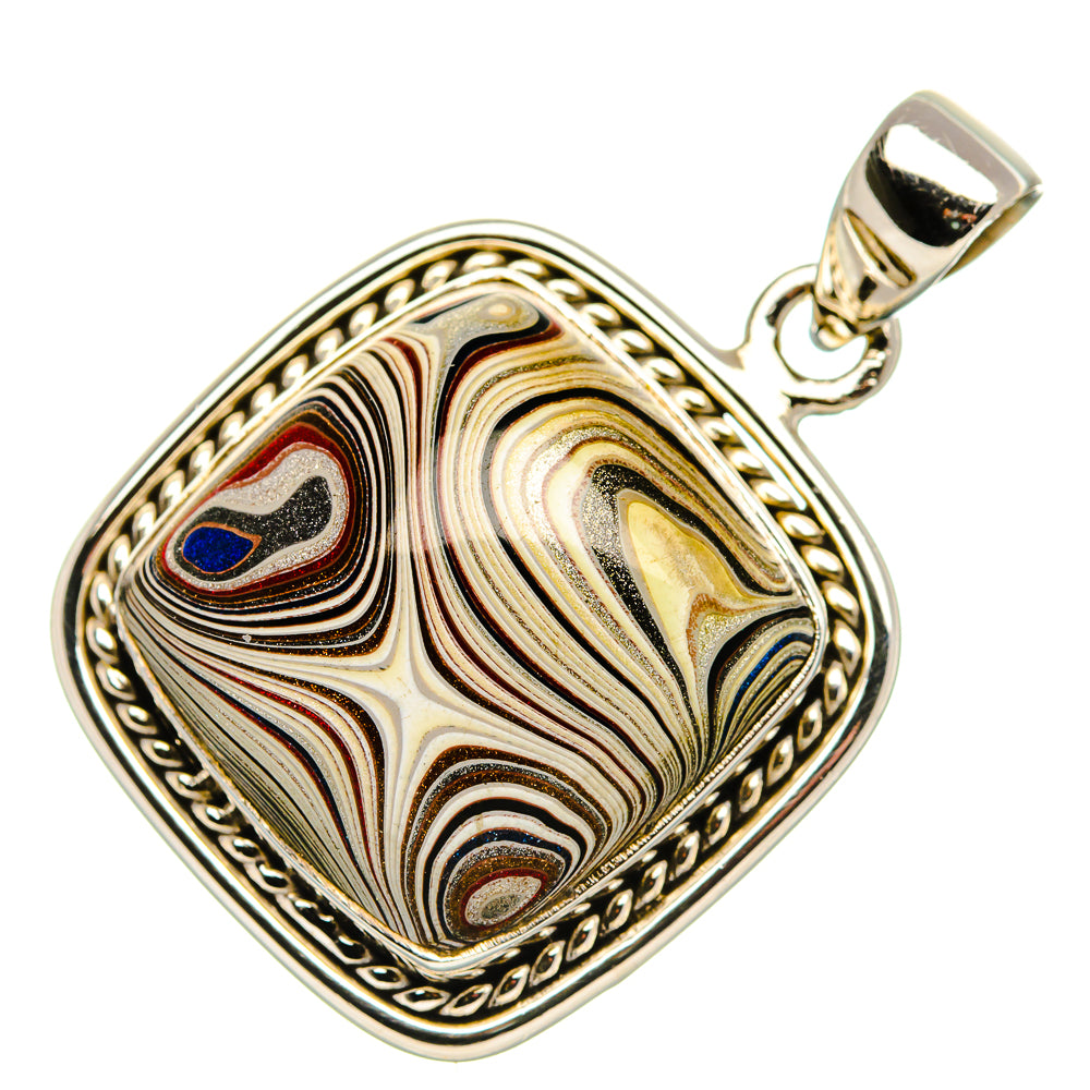 Fordrite 925 Sterling Silver Pendant 1 3/8" (925 Sterling Silver) PD37629