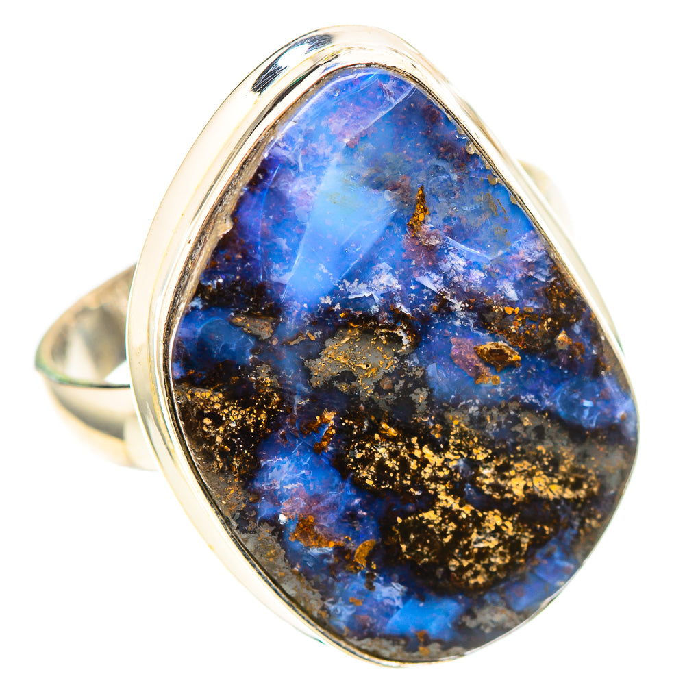 Australian Boulder Opal Ring Size 8.75 (925 Sterling Silver) RING136903