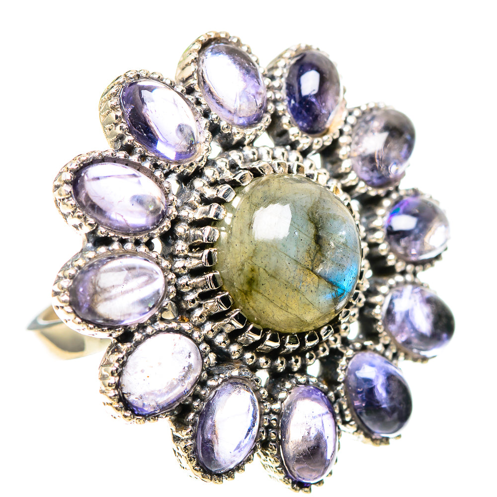 Large Labradorite, Tanzanite Ring Size 7 (925 Sterling Silver) RING137129