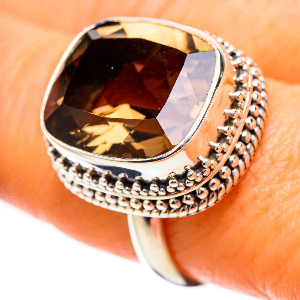 Smoky Quartz Ring Size 8.25 (925 Sterling Silver) RING135330