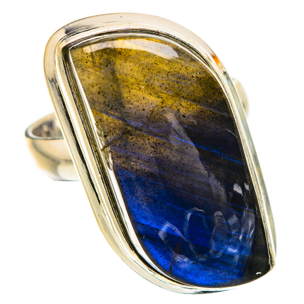 Labradorite 925 Sterling Silver Ring Size 6.25 Ana Co R135302
