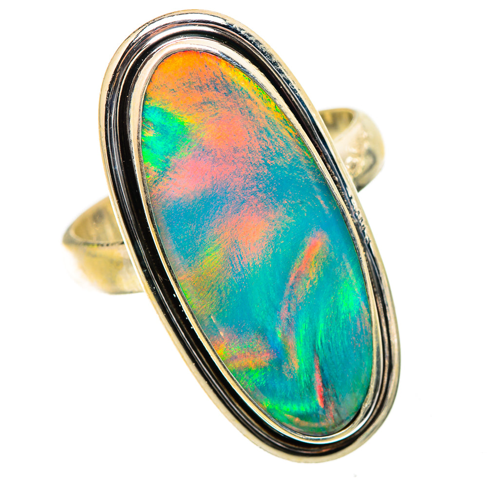 Aura Opal Ring Size 7.5 (925 Sterling Silver) RING135524