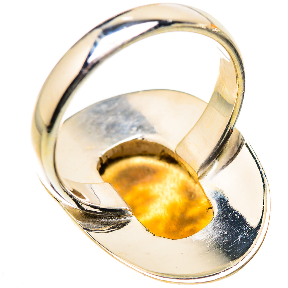 Scenic Dendritic Agate Ring Size 7.25 (925 Sterling Silver) RING135430