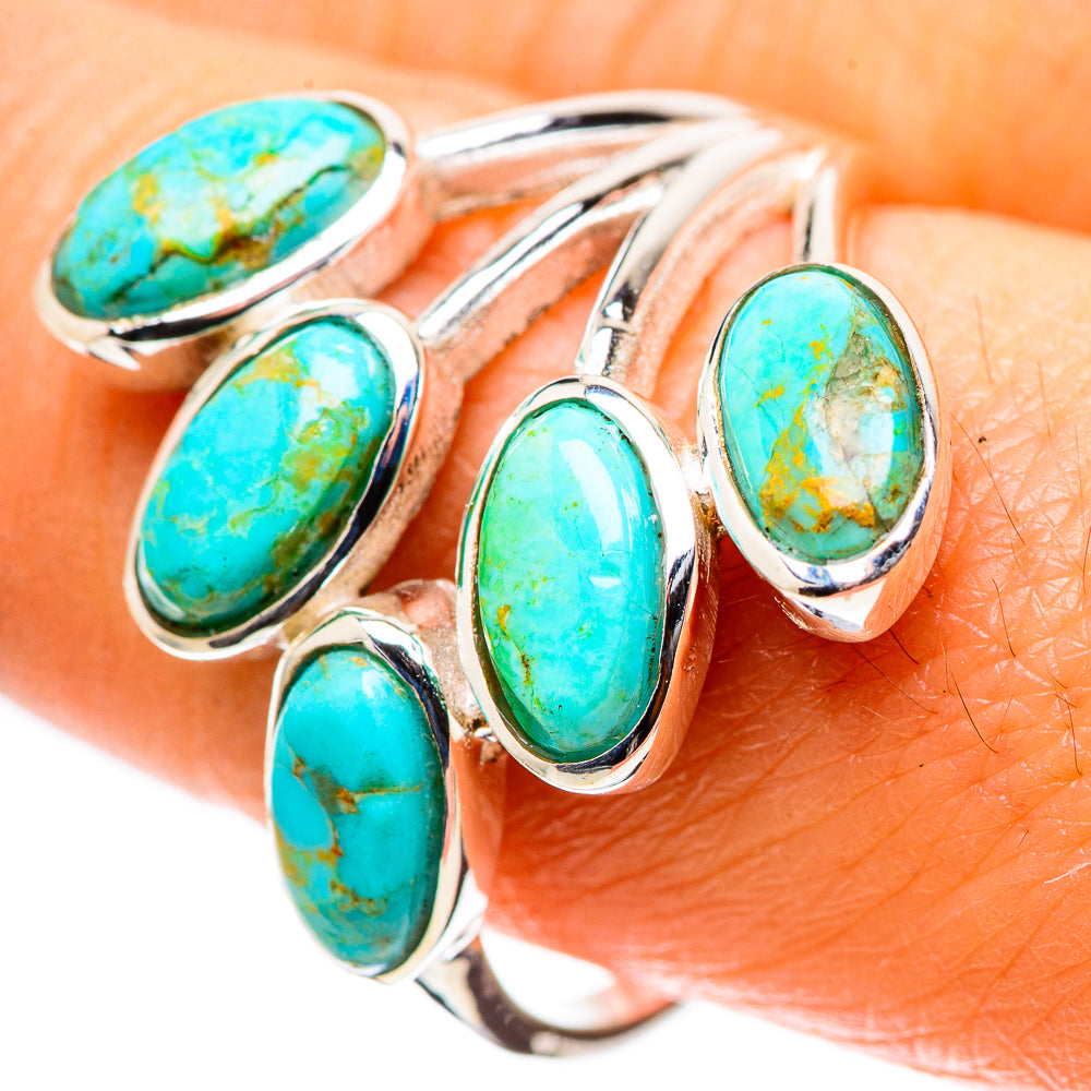 Chrysocolla 925 Sterling Silver Ring Size 10 (925 Sterling Silver) RING137621