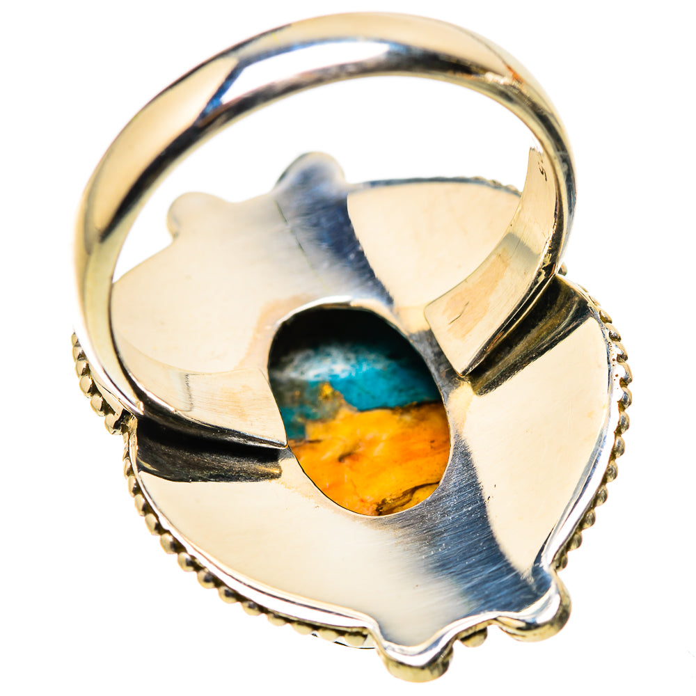 Spiny Oyster Turquoise Ring Size 7.25 (925 Sterling Silver) RING134842