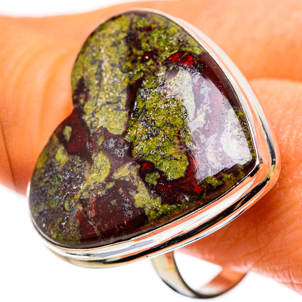 Large Dragon's Blood Jasper Ring Size 12 (925 Sterling Silver) RING135767