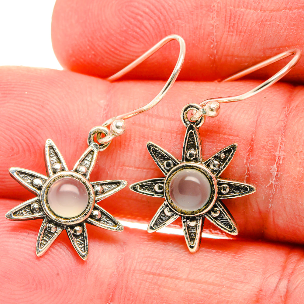 Natural Aquamarine Earrings 1 1/4" (925 Sterling Silver) EARR431812