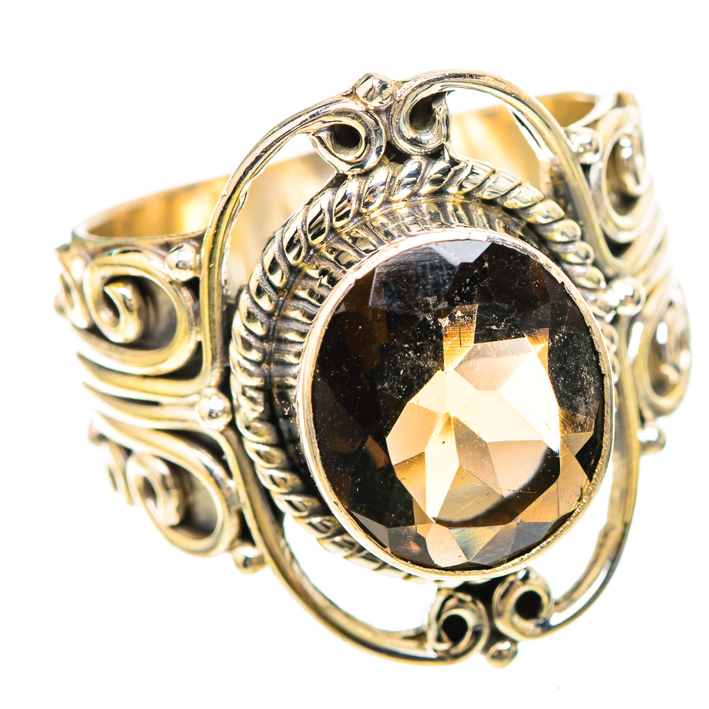 Smoky Quartz Ring Size 8.5 (925 Sterling Silver) RING137009