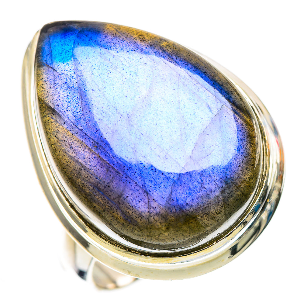 Large Labradorite Ring Size 9.75 (925 Sterling Silver) RING136134