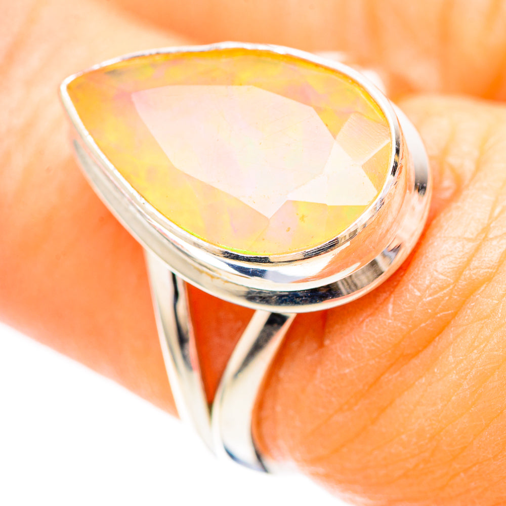Ethiopian Opal Ring Size 6.5 (925 Sterling Silver) RING137027