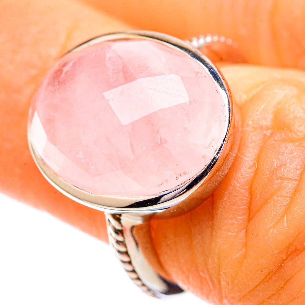 Rose Quartz Ring Size 5.5 (925 Sterling Silver) RING135801