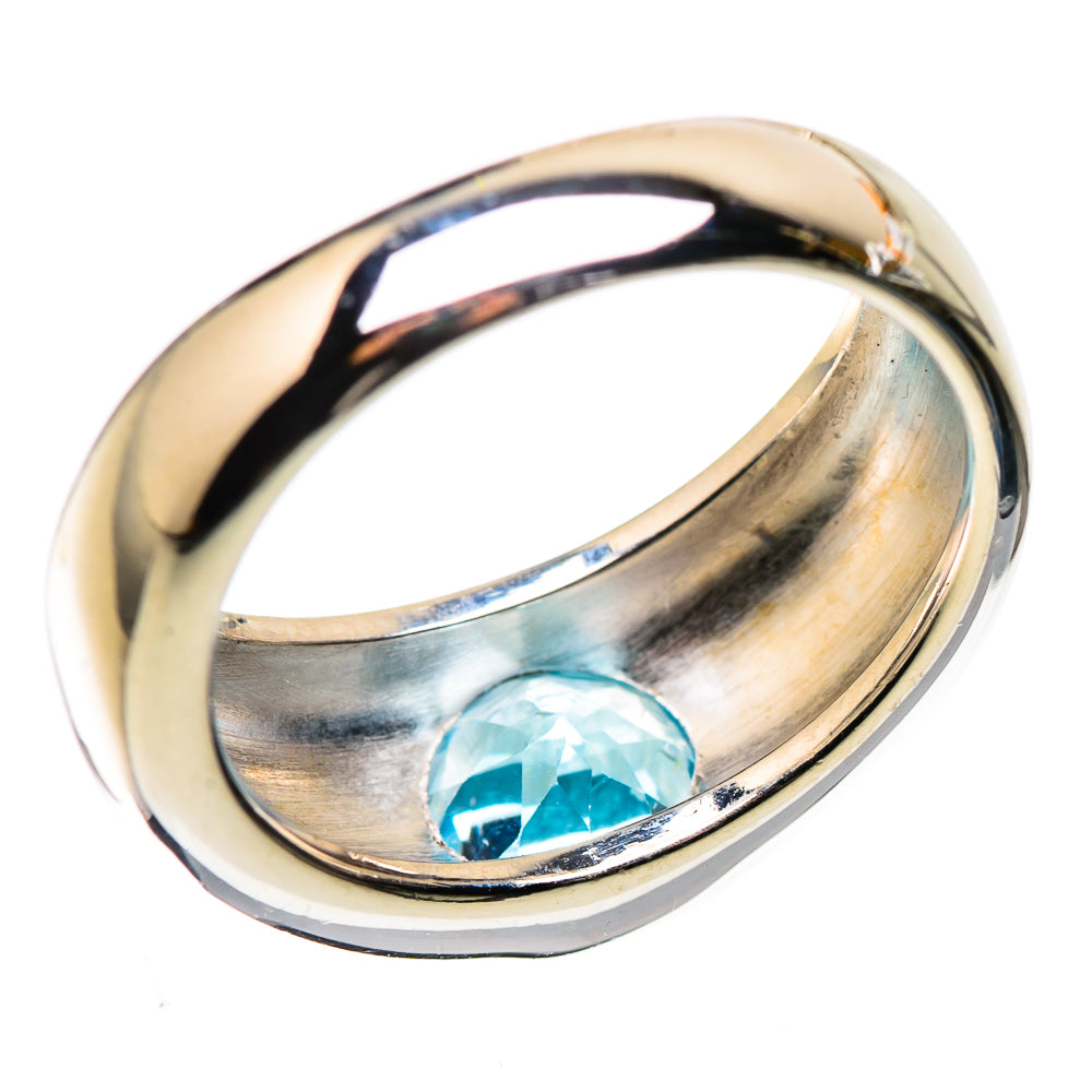 Blue Topaz Ring Size 6.5 (925 Sterling Silver) RING136042