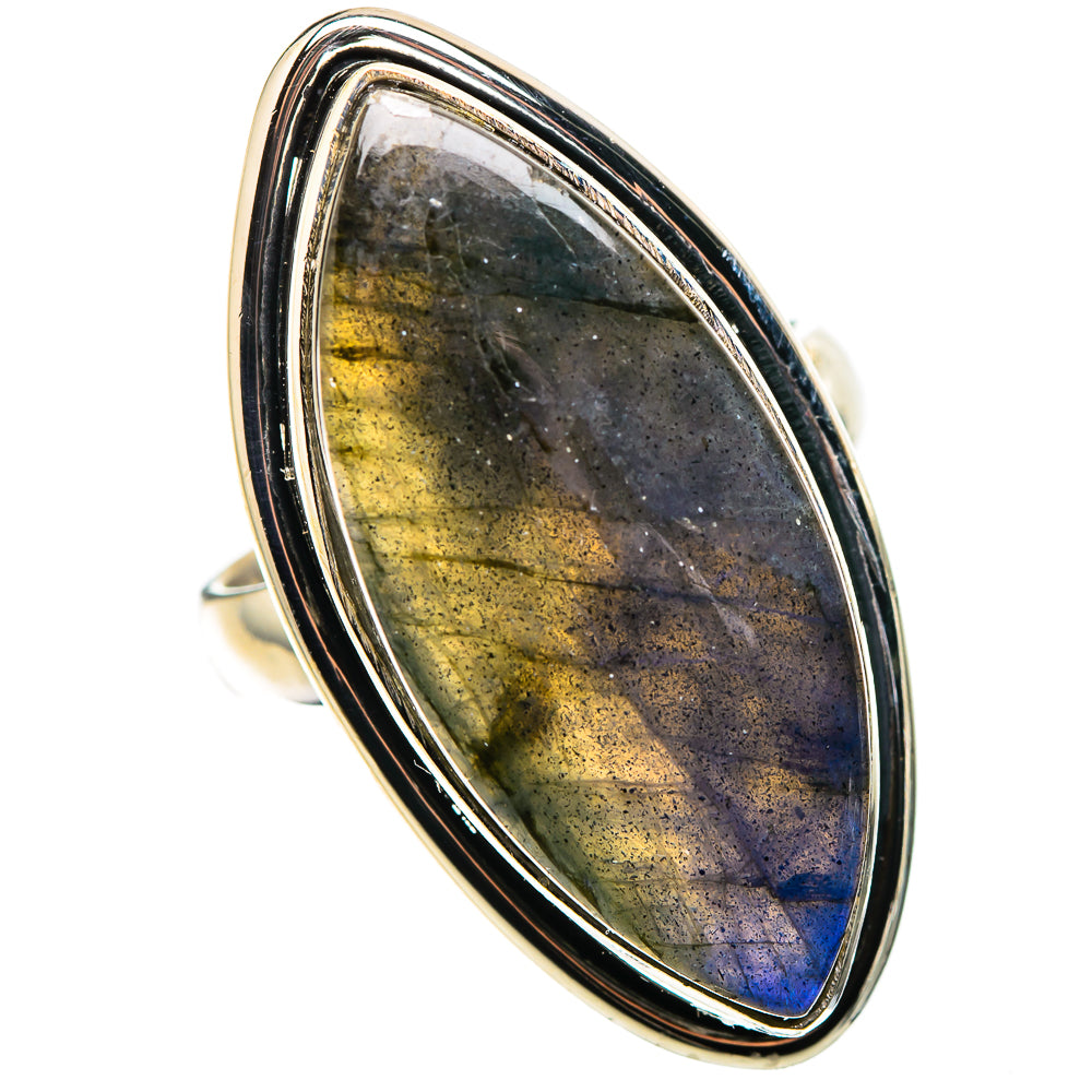 Large Labradorite Ring Size 6.5 (925 Sterling Silver) RING136187