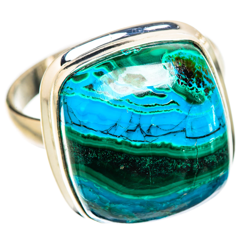 Malachite In Chrysocolla Ring Size 11 (925 Sterling Silver) RING135440