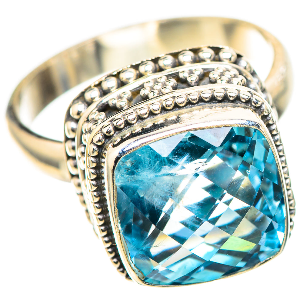 Blue Topaz Ring Size 7.5 (925 Sterling Silver) RING136913