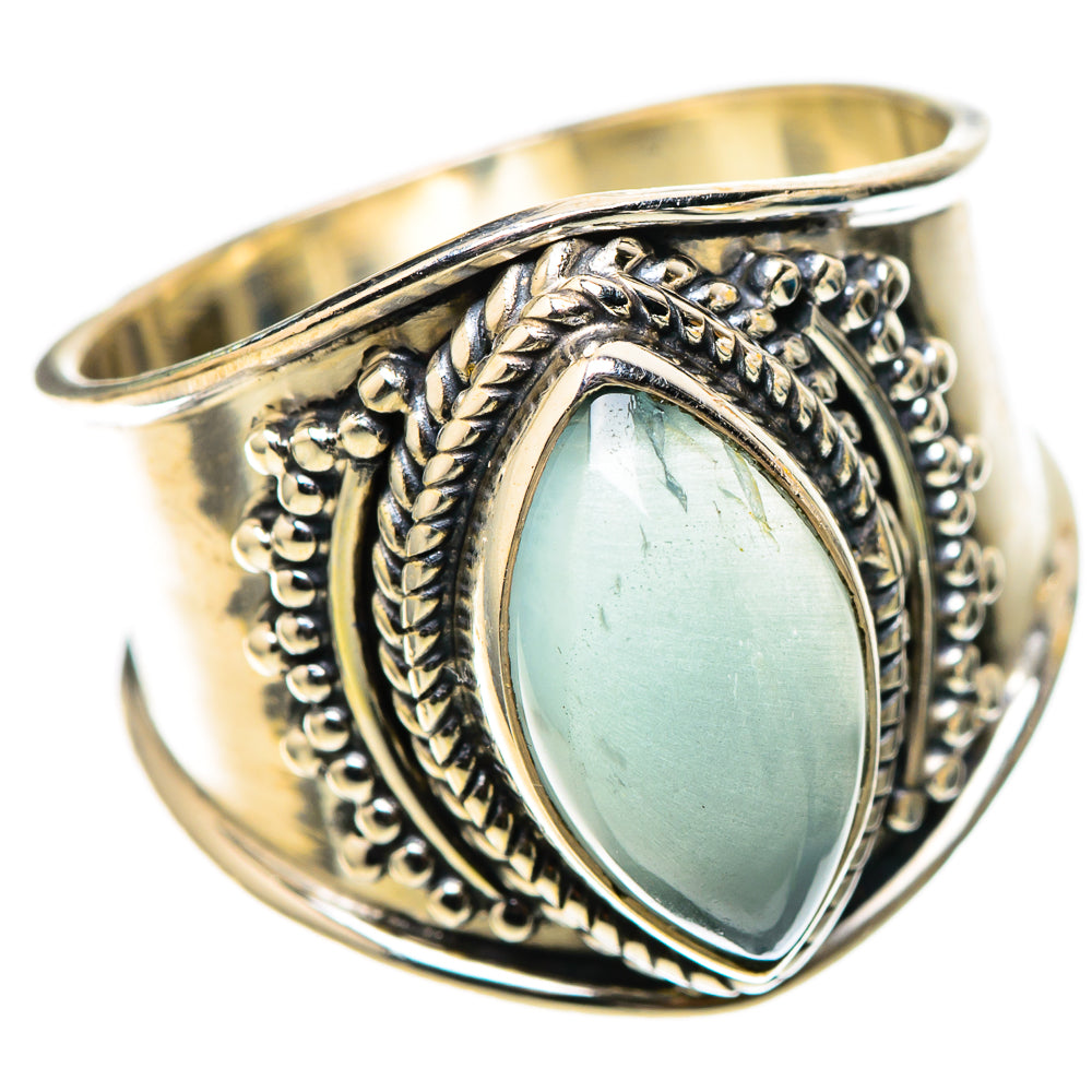 Natural Aquamarine 925 Sterling Silver Ring Size 8 (925 Sterling Silver) RING137648