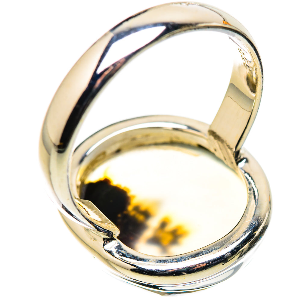 Scenic Dendritic Agate Ring Size 8 (925 Sterling Silver) RING134580