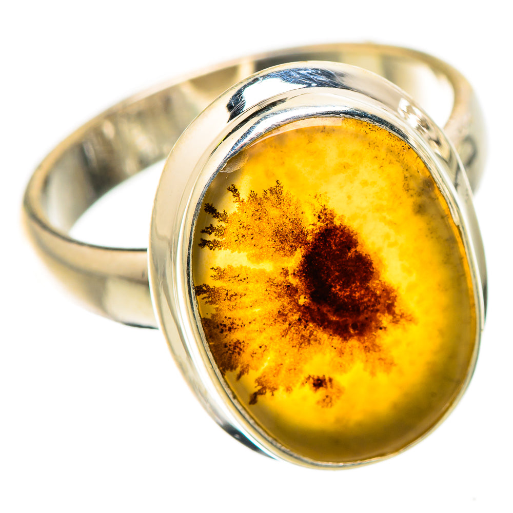 Scenic Dendritic Agate Ring Size 7 (925 Sterling Silver) RING135534